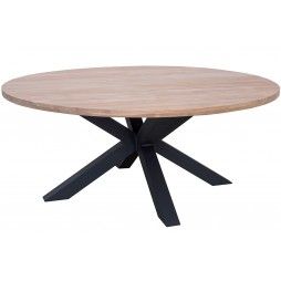 Table Féline 180 cm et fauteuils Rondo